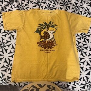 Dole Plantation Hawaii Kids Yellow T-Shirt
